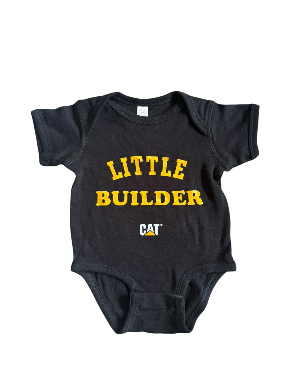 3/$25 CAT Caterpillar "Little Builder" Baby Bodysuit | 6M | Like New